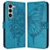 Mobigear Butterfly Housse Samsung Galaxy Z Fold 6 Etui Porte-Monnaie - Bleu