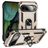Mobigear Armor Ring Coque Google Pixel 9 Coque arrière Rigide Anti-Chocs avec Anneau-Support - Or