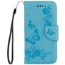 Mobigear Butterfly Housse Samsung Galaxy A5 (2017) Etui Porte-Monnaie - Bleu