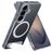 Mobiparts Hardcover Transparent Samsung Galaxy S26 MagSafe Plastique rigide Coque arrière avec béquille - Transparent