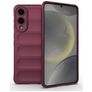 Mobigear Bumpy Coque Samsung Galaxy S25 Edge Coque arrière en TPU Souple - Rouge