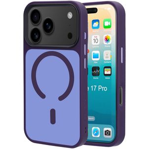 Mobiparts Hardcover Coque iPhone 17 Pro MagSafe Coque arrière Rigide - Satin Purple