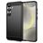 Mobigear Brushed Slim Coque Samsung Galaxy S25 Coque arrière en TPU Souple - Noir