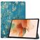 Mobigear Tri-Fold Coque Samsung Galaxy Tab S7 FE Etui - Fleurs d'amande