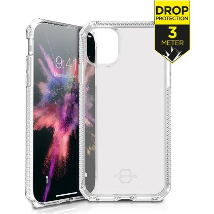 ITSkins SpectrumClear Coque Transparente iPhone XR Coque arrière en TPU Souple Anti-Chocs - Transparent