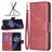 Mobigear Excellent Housse Realme 9 Pro Plus Etui Porte-Monnaie - Rouge