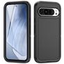 Mobigear Rugged Google Pixel 9 Pro Plastique rigide Coque arrière Antichoc - Noir