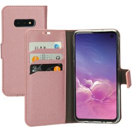 Mobiparts Saffiano Wallet Housse Samsung Galaxy S10e Etui Porte-Monnaie - Rose