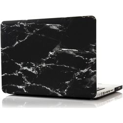 Mobigear Marble MacBook Pro 15 pouces (2008-2012) Coque rigide pour MacBook - Noir - Modèle A1260 / A1286