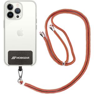 Mobigear Lanyard - Cordon de téléphone universel ajustable - Rouge / Vert