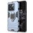 Mobigear Armor Ring Coque OnePlus 10T Coque arrière Rigide Anti-Chocs avec Anneau-Support - Bleu Marin