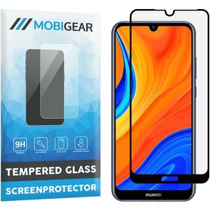 Mobigear Premium Huawei Y6s Verre trempé Protection d'écran - Compatible Coque - Noir