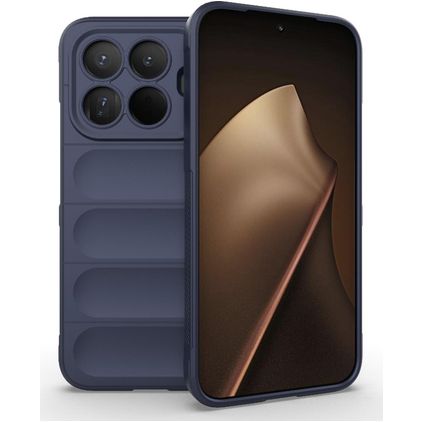 Mobigear Bumpy Coque Xiaomi 15T Pro Coque arrière en TPU Souple - Dark Blue