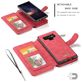 Caseme 007 Housse Samsung Galaxy Note 9 Etui avec Coque Détachable Porte-Monnaie - Rouge
