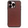 Mobigear Excellent Coque iPhone 14 Pro Coque arrière Rigide - Marron