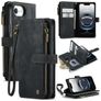 CaseMe C30 Housse iPhone 16e Etui Porte-Monnaie - Noir