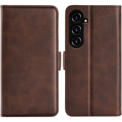 Mobigear Slim Magnet Housse Samsung Galaxy S23 FE Etui Porte-Monnaie - Marron