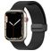 Mobigear Sport Mag Bracelet Silicone Apple Watch Fermeture magnétique - 49/46/45/44 mm - Noir