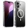 Valenta Trend Transparent iPhone 16 MagSafe Plastique rigide Coque arrière - Transparent