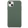Mobigear Rubber Touch Coque iPhone 15 Plus Coque arrière en Silicone - Vert