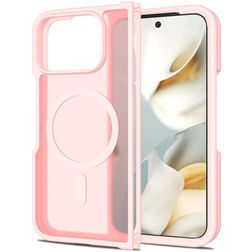 Mobigear Shockproof Coque Google Pixel 10 Pro Fold MagSafe Coque arrière Rigide - Rose