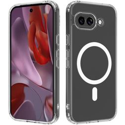 Mobigear Crystal Coque Transparente Google Pixel 9a MagSafe Coque arrière Rigide - Transparent