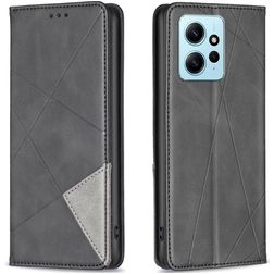 Mobigear Rhombus Slim Xiaomi Redmi Note 12 Étui - Noir