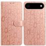 Mobigear Flowers Housse iPhone Air Etui Porte-Monnaie - Rose doré
