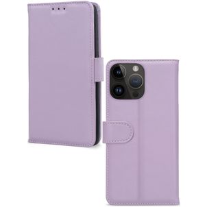 Mobilize Premium Gelly Wallet Housse iPhone 14 Pro Max Etui Porte-Monnaie - Violet