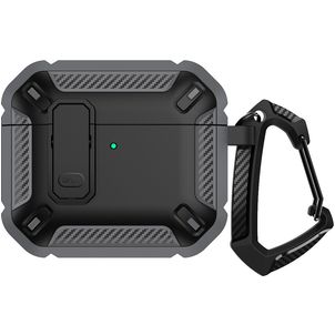 Mobigear Armor Clip Coque Apple AirPods 4 Coque Rigide - Noir
