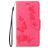 Mobigear Butterfly Housse iPhone SE (2020) Etui Porte-Monnaie - Magenta