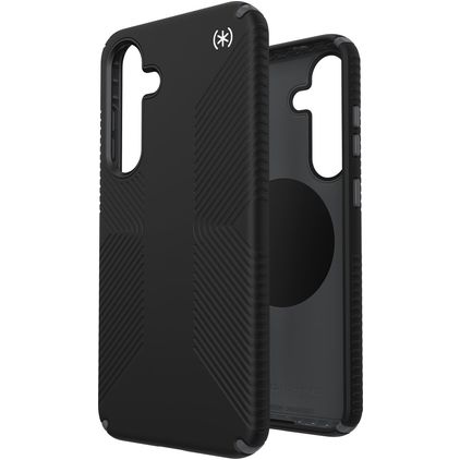 Speck Presidio2 Grip Magnet Coque Samsung Galaxy S25 Plus MagSafe Coque arrière Rigide Anti-Chocs - Noir