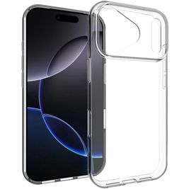 Mobigear Basics Coque Transparente iPhone 17 Pro Coque arrière en TPU Souple - Transparent