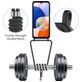 Mobigear Lanyard Card Samsung Galaxy A16 Coque avec cordon en Silicone et Porte-Cartes - Noir