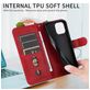 Mobigear Zipper Housse iPhone Air Etui Porte-Monnaie - Rouge
