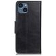 Mobigear Classy Housse iPhone 14 Etui Porte-Monnaie - Noir