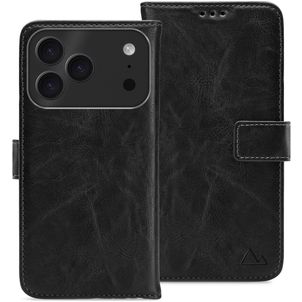 My Style Flex Wallet Housse iPhone 17 Pro Etui Porte-Monnaie - Noir