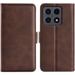 Mobigear Slim Magnet Housse Xiaomi 15T Etui Porte-Monnaie - Marron