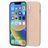 Mobiparts Slim Line iPhone 15 MagSafe Plastique rigide Coque arrière - Dune Sand