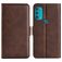 Mobigear Slim Magnet Housse Motorola Moto G71 5G Etui Porte-Monnaie - Marron