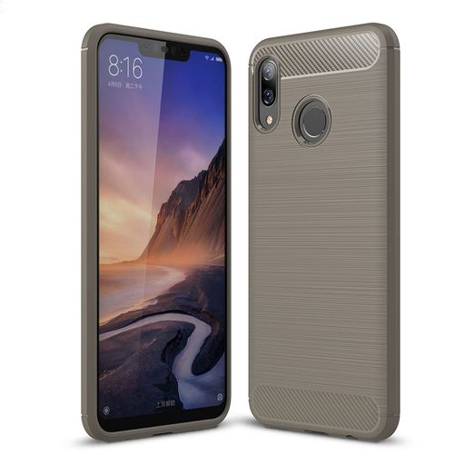 Mobigear Brushed Slim Coque Huawei Nova 3 Coque arrière en TPU Souple - Gris