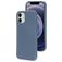 Mobiparts iPhone 12 Mini Silicone Coque arrière - Royal Grey