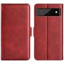 Mobigear Slim Magnet Housse Google Pixel 6a Etui Porte-Monnaie - Rouge