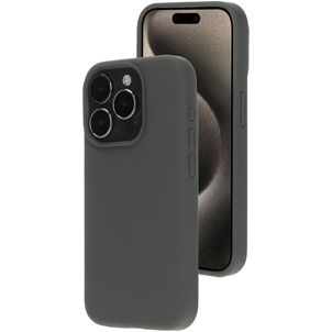 Mobiparts Coque iPhone 15 Pro Coque arrière en Silicone - Urban Grey