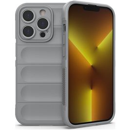 Mobigear Bumpy Coque iPhone 14 Pro Coque arrière en TPU Souple - Gris