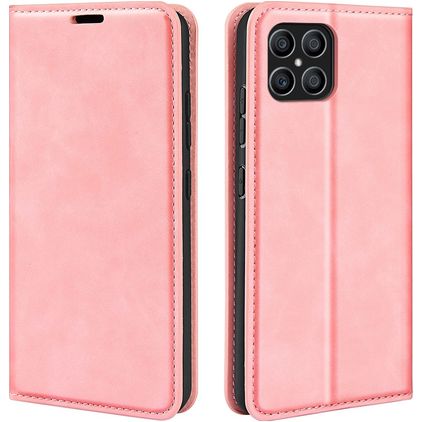 Mobigear Retro Slim Housse HONOR X8 Etui Porte-Monnaie - Rose