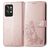 Mobigear Clover Housse Realme GT2 Pro Etui Porte-Monnaie - Rose doré