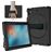 Mobigear Ruggedized Coque iPad 5 (2017) Coque arrière en EVA + Support Amovible - Noir