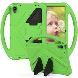 Mobigear AeroArmor Coque Lenovo Tab P11 Plus Gen 1 Coque de tablette pour enfants avec Poignée Enfants en EVA + Porte-crayon - Vert