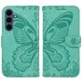 Mobigear Butterfly Housse Samsung Galaxy S26 FE Etui Porte-Monnaie - Vert